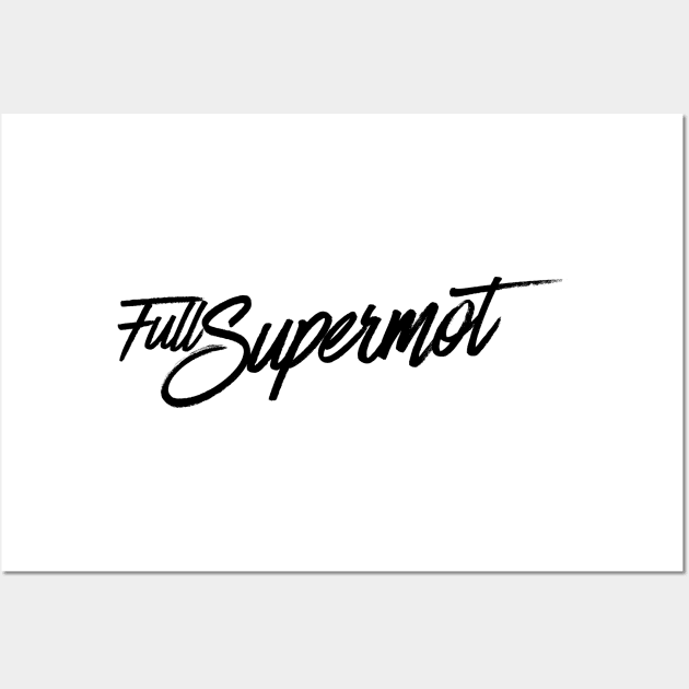 Full Supermot Wall Art by Xavi Biker